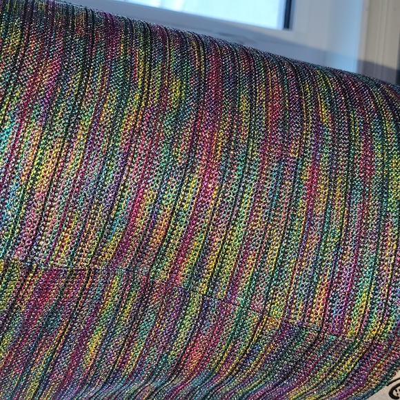 St. John colorful sparkly high neck tank top - Picture 8 of 11